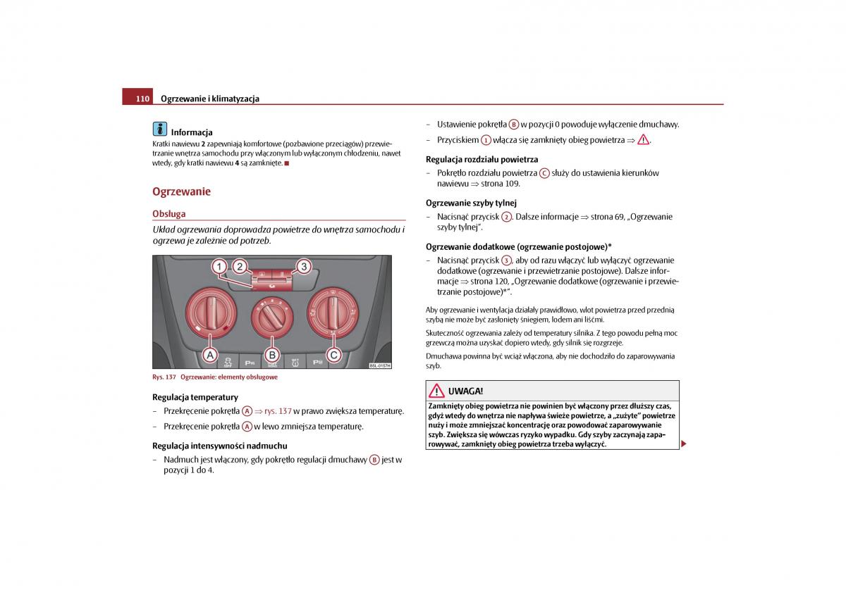 Skoda Yeti instrukcja obslugi / page 112