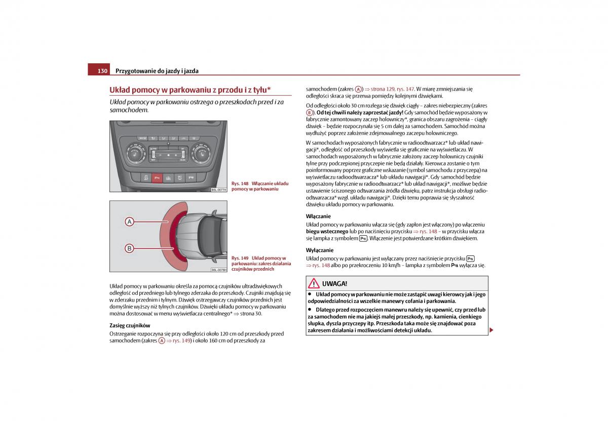 Skoda Yeti instrukcja obslugi / page 132