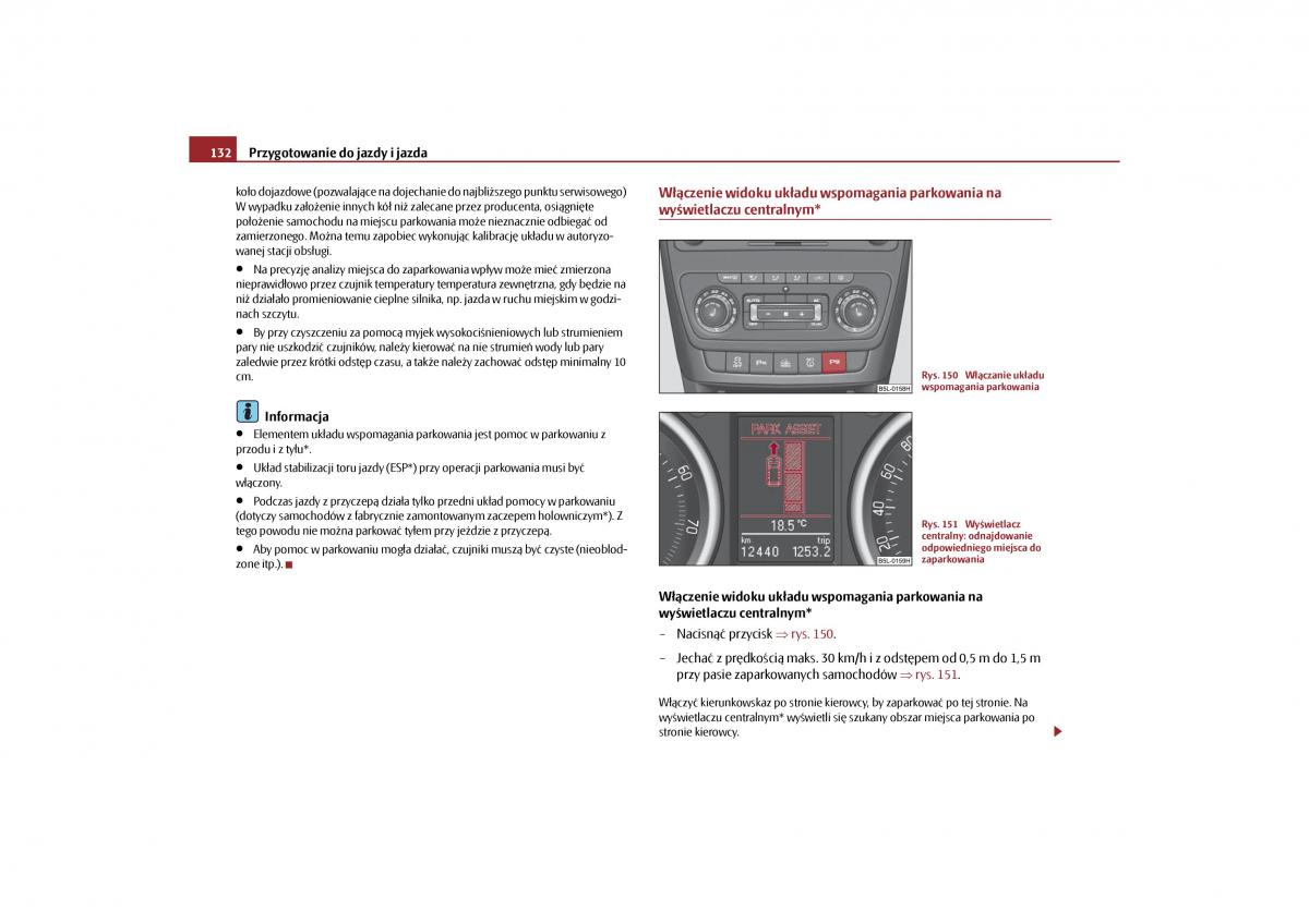 Skoda Yeti instrukcja obslugi / page 134