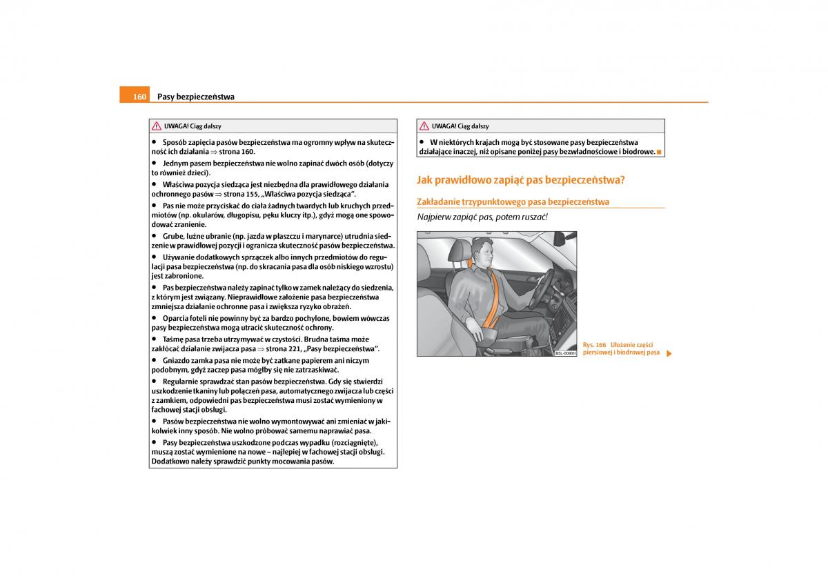 Skoda Yeti instrukcja obslugi / page 162