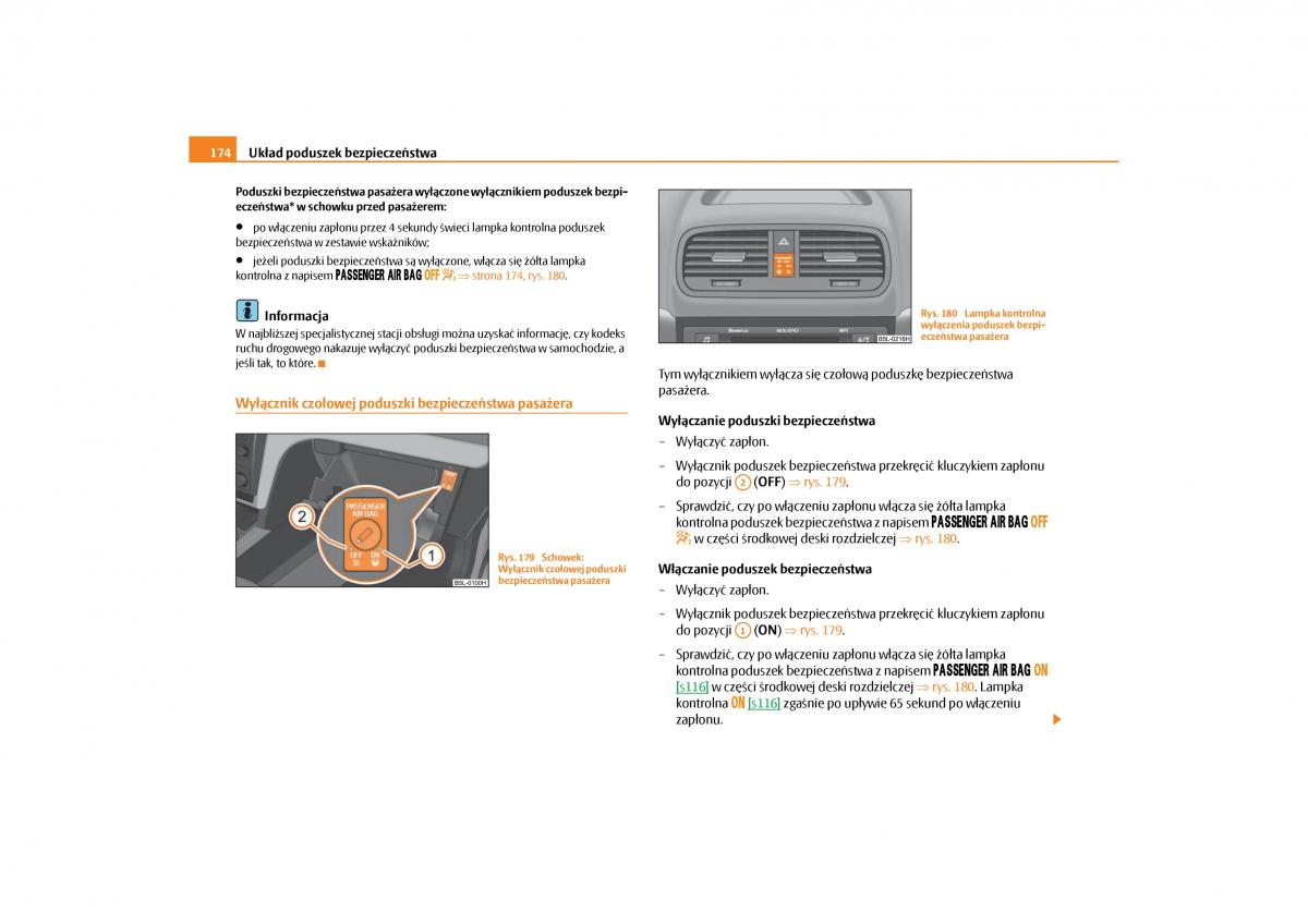 Skoda Yeti instrukcja obslugi / page 176