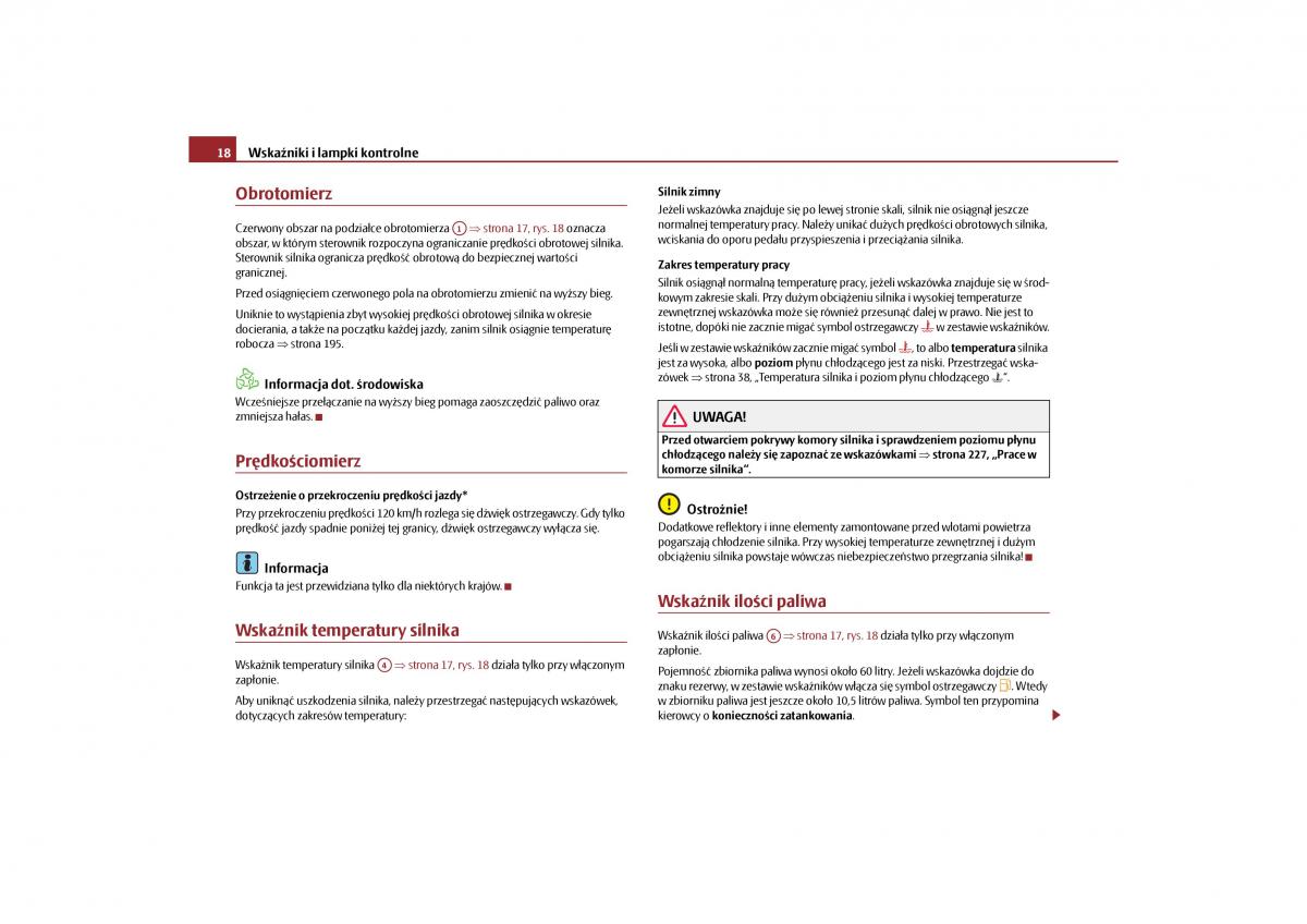 Skoda Yeti instrukcja obslugi / page 20