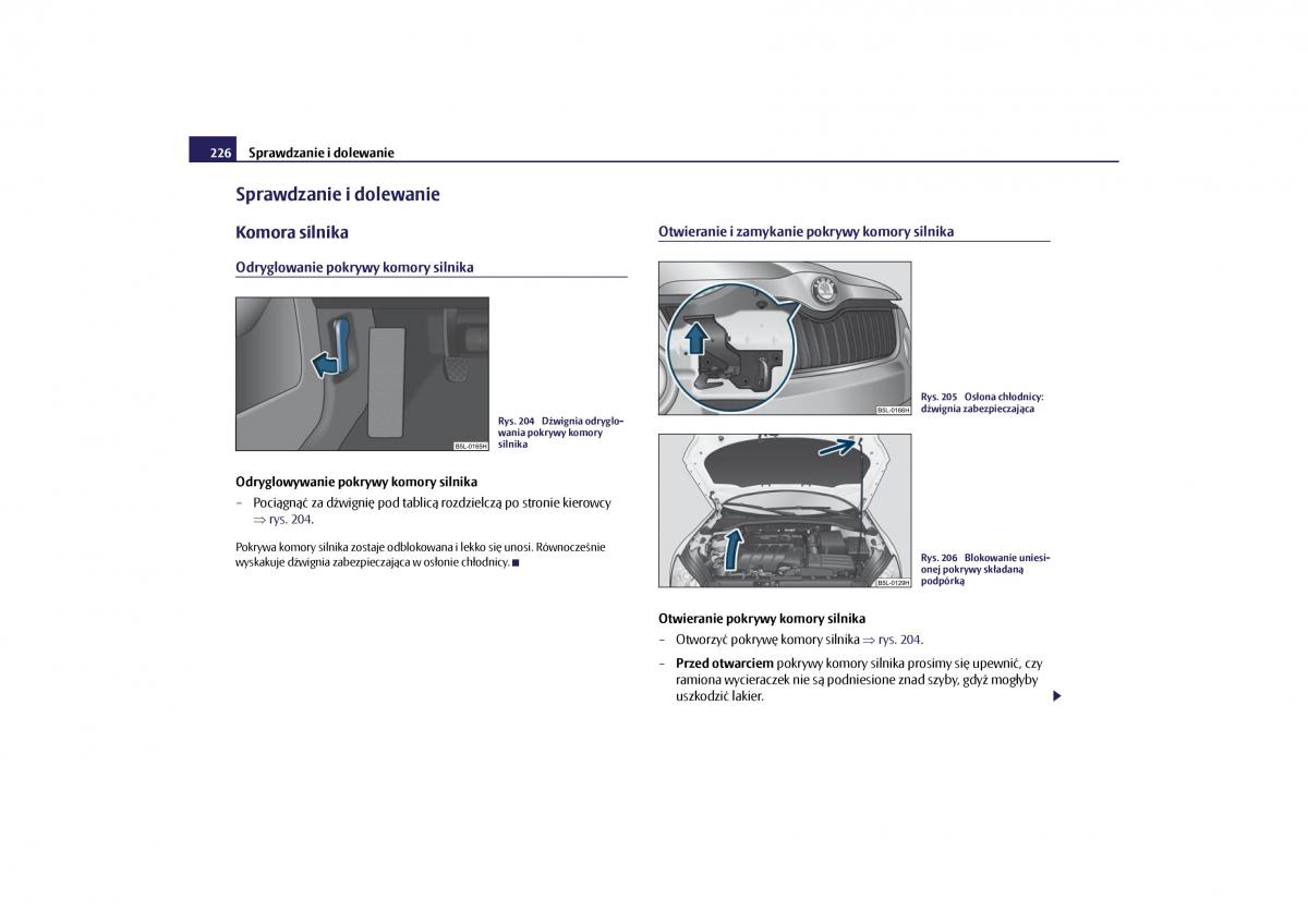 Skoda Yeti instrukcja obslugi / page 228