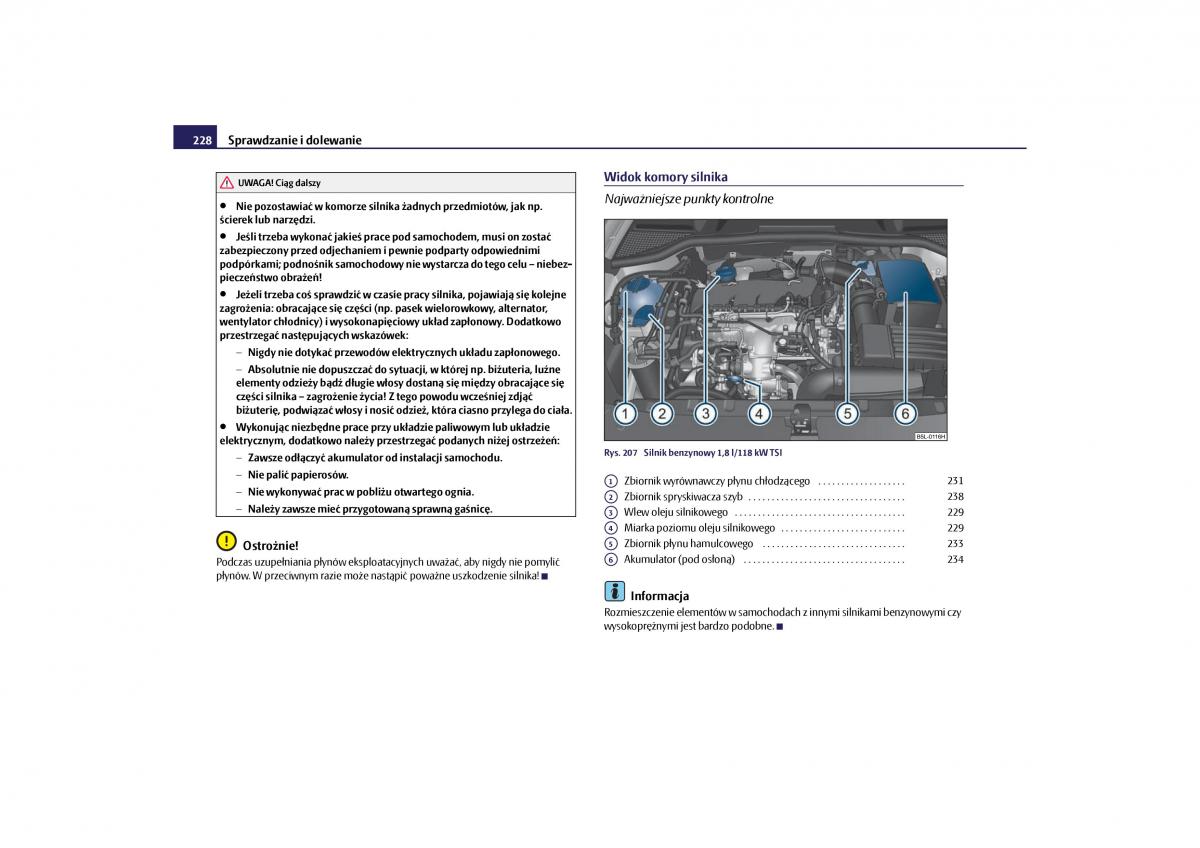 Skoda Yeti instrukcja obslugi / page 230