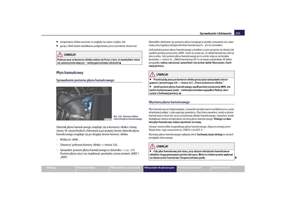 Skoda Yeti instrukcja obslugi / page 235