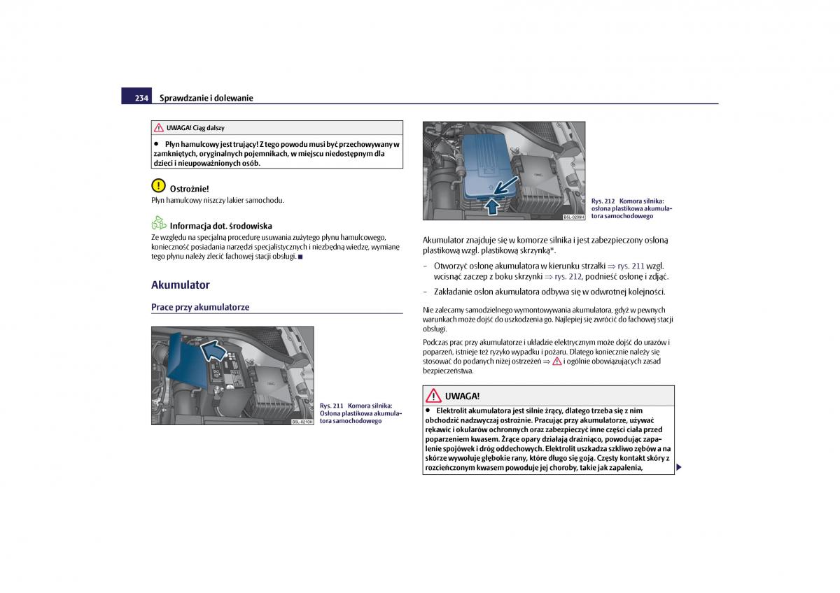 Skoda Yeti instrukcja obslugi / page 236