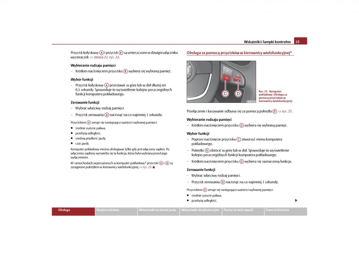 Skoda Yeti instrukcja obslugi / page 25