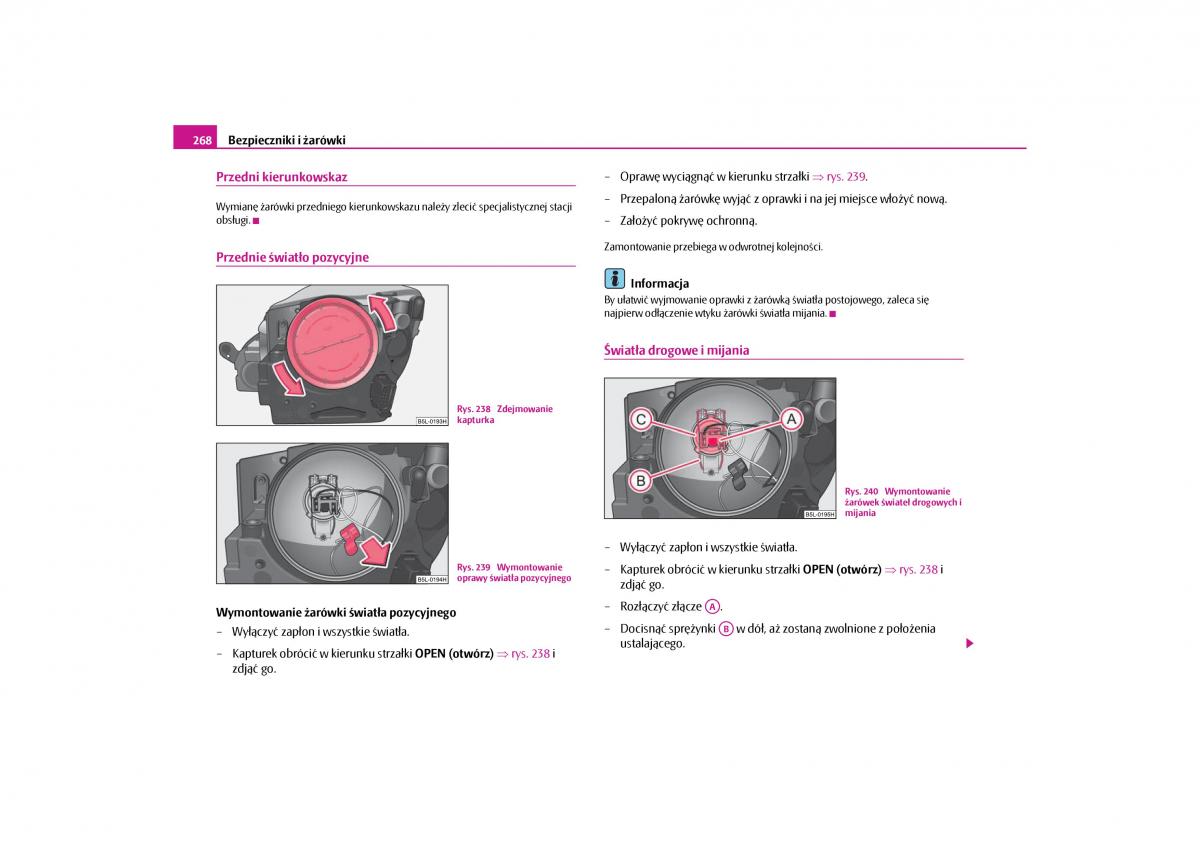 Skoda Yeti instrukcja obslugi / page 270