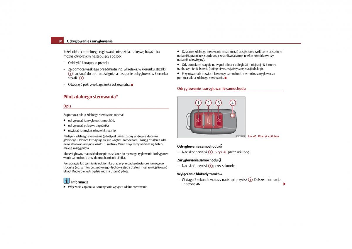 Skoda Yeti instrukcja obslugi / page 52