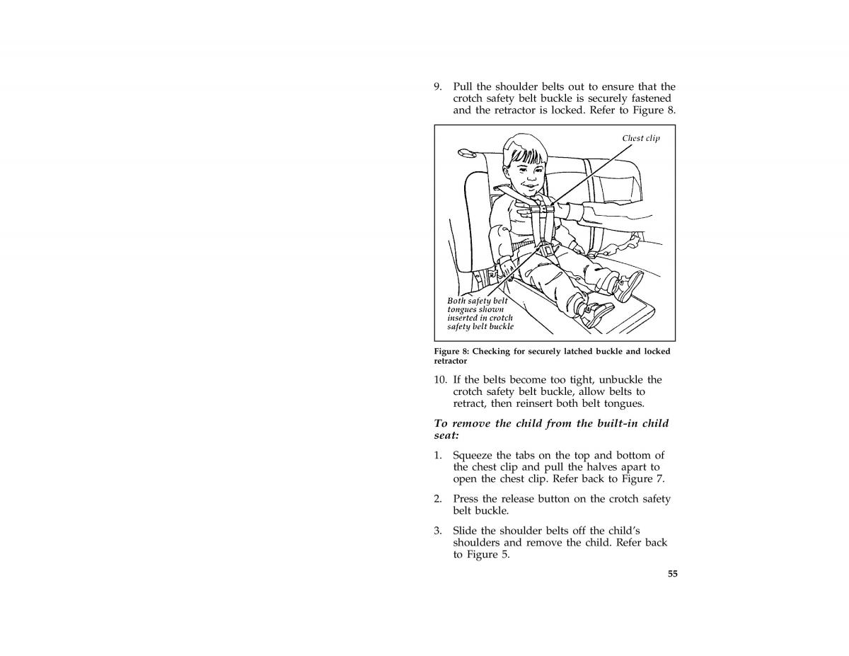 manual  Ford Taurus III 3 owners manual / page 57