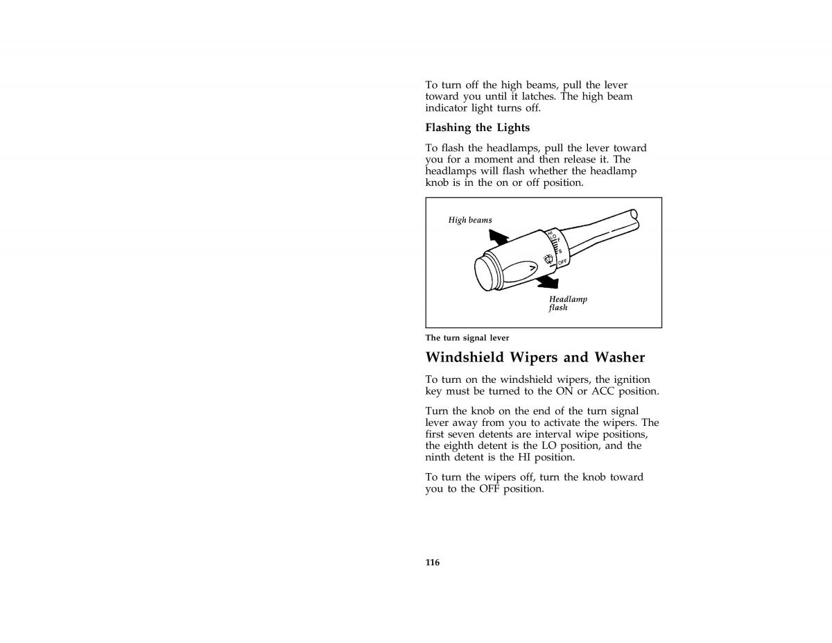 manual  Ford Taurus III 3 owners manual / page 115