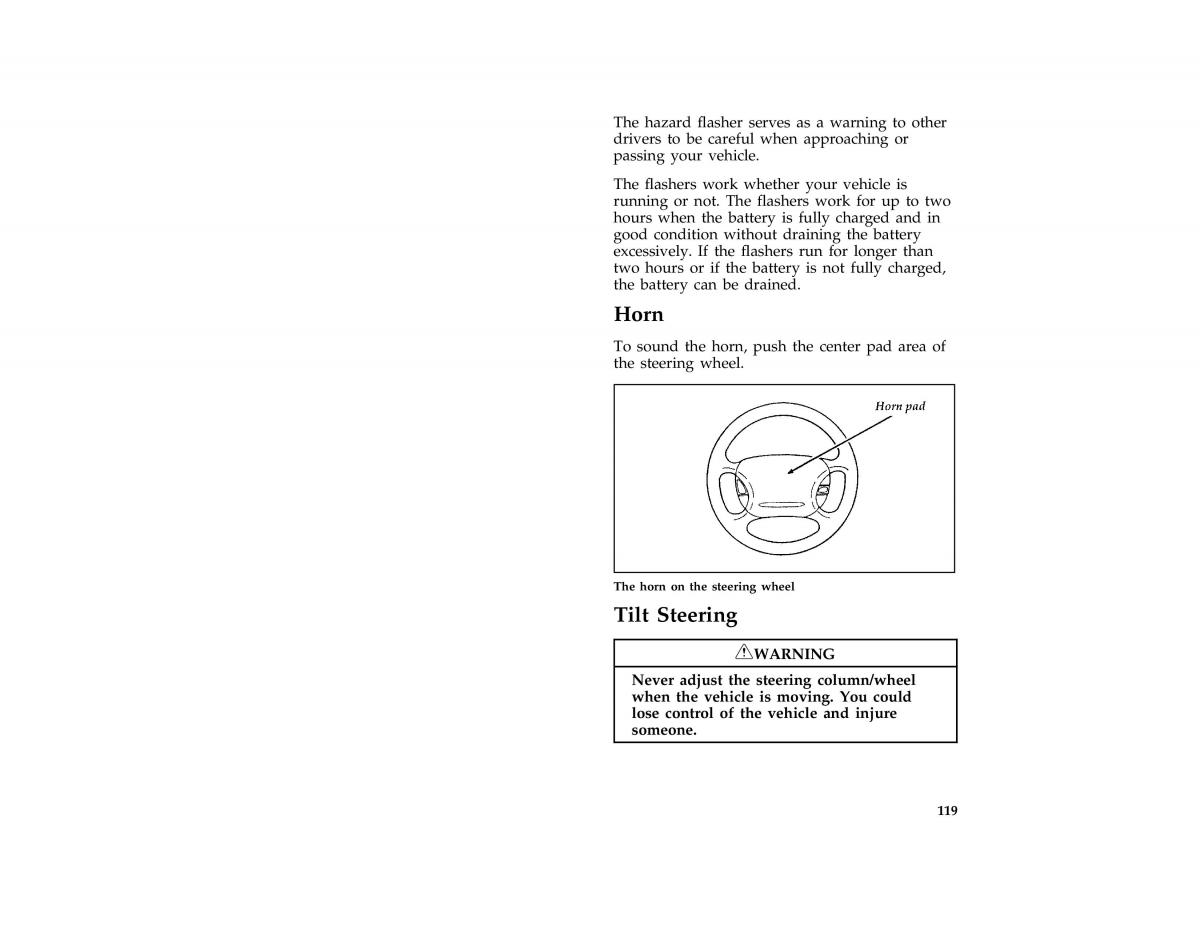 manual  Ford Taurus III 3 owners manual / page 118