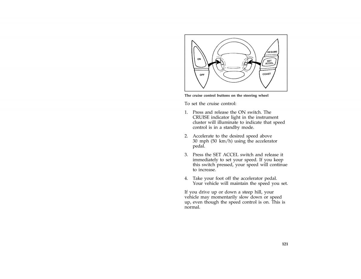 manual  Ford Taurus III 3 owners manual / page 120