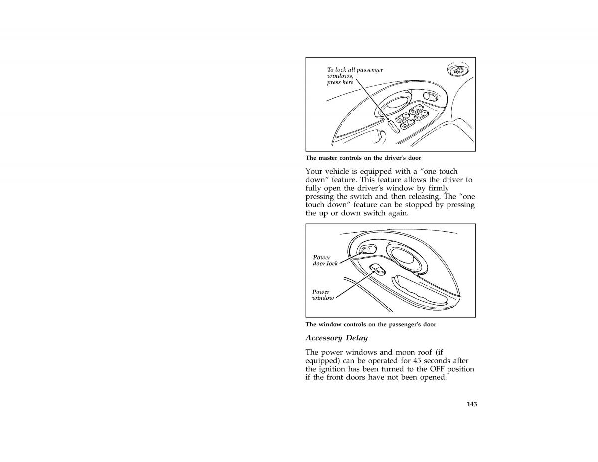 manual  Ford Taurus III 3 owners manual / page 142