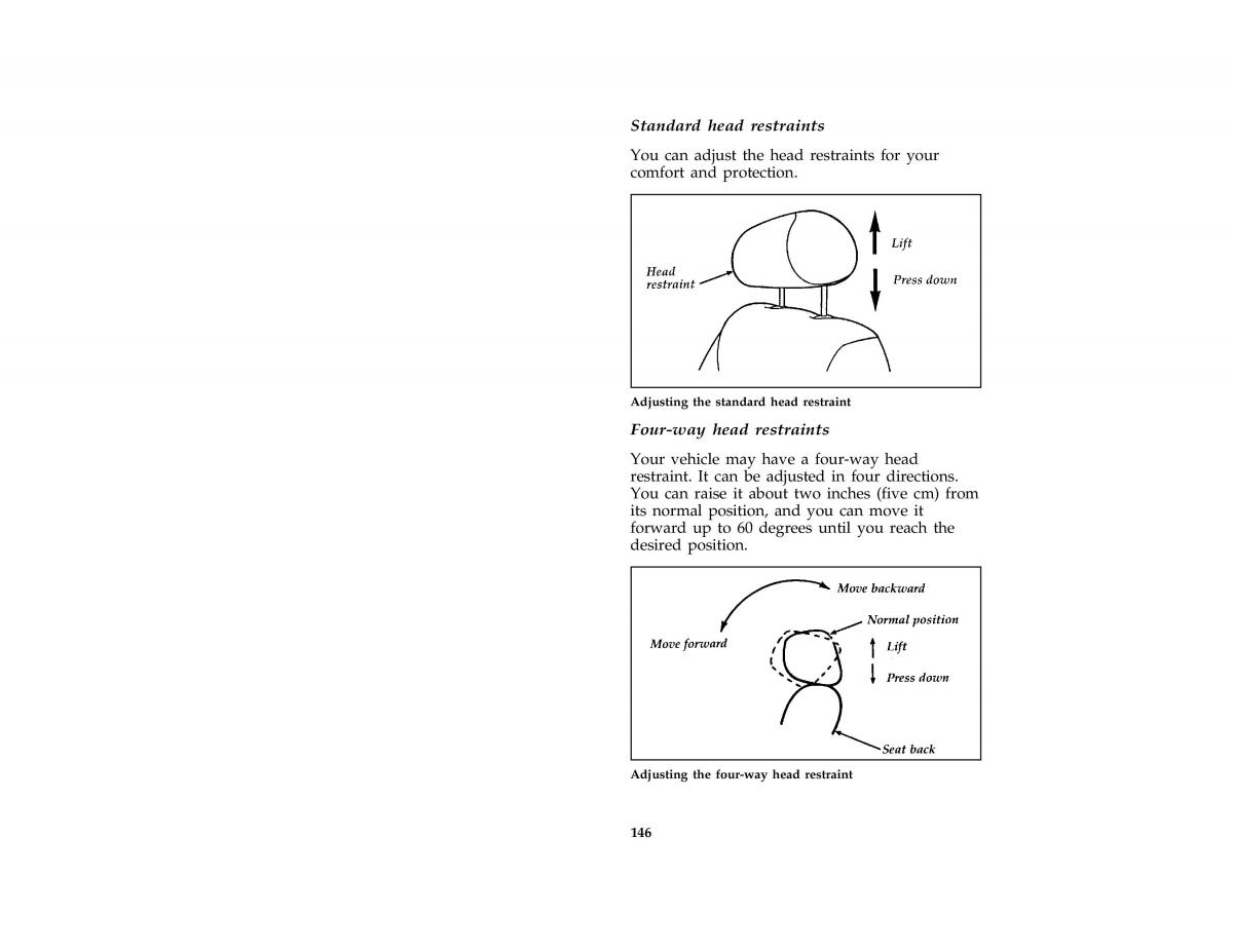 manual  Ford Taurus III 3 owners manual / page 145