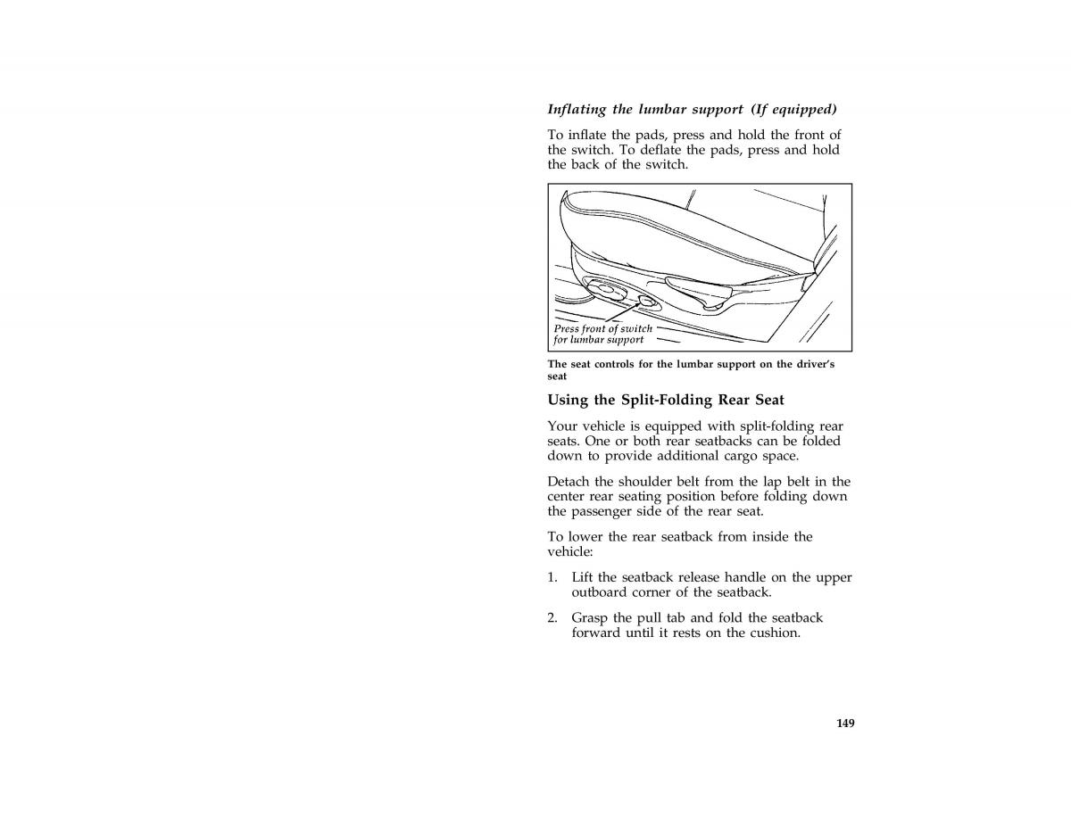 manual  Ford Taurus III 3 owners manual / page 148