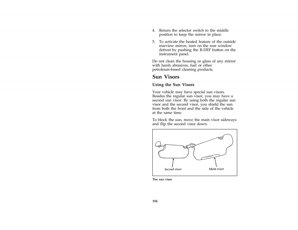 manual  Ford Taurus III 3 owners manual / page 153