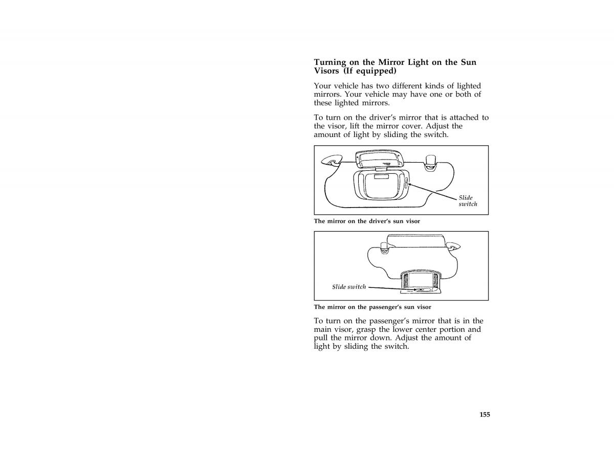 manual  Ford Taurus III 3 owners manual / page 154