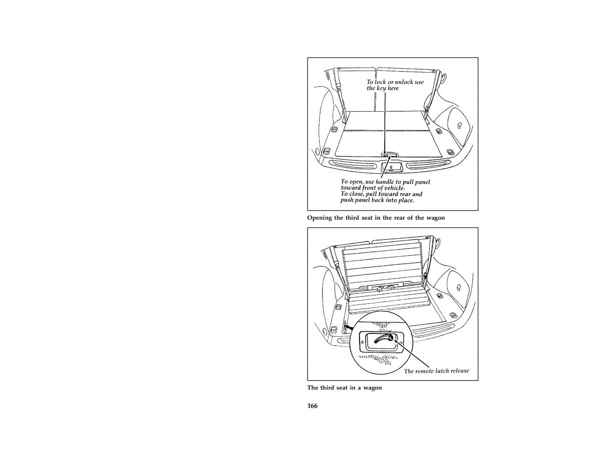 manual  Ford Taurus III 3 owners manual / page 165