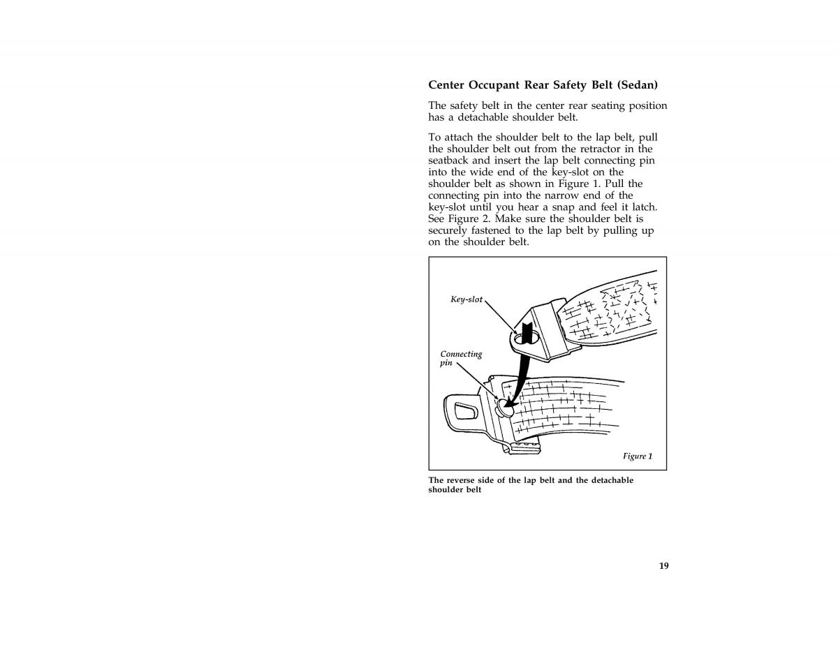 Ford Taurus III 3 owners manual / page 21