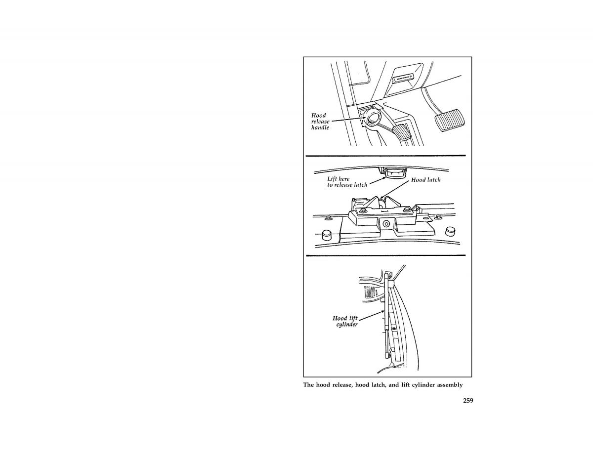 manual  Ford Taurus III 3 owners manual / page 256