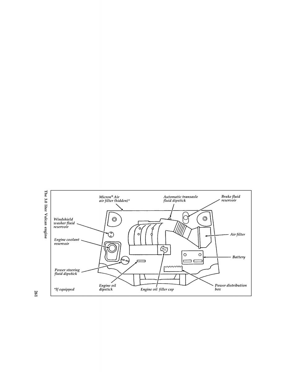 manual  Ford Taurus III 3 owners manual / page 258