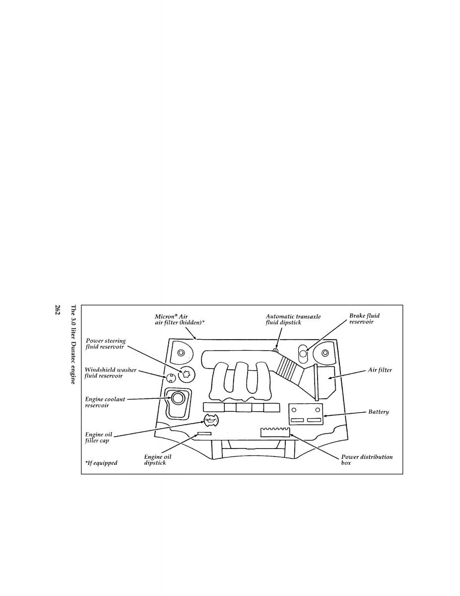 manual  Ford Taurus III 3 owners manual / page 259