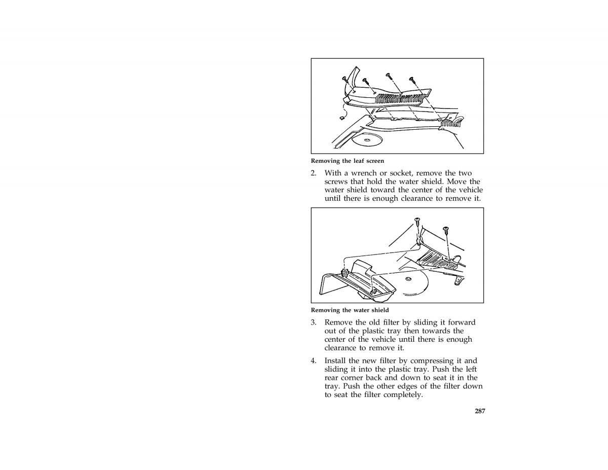 manual  Ford Taurus III 3 owners manual / page 284