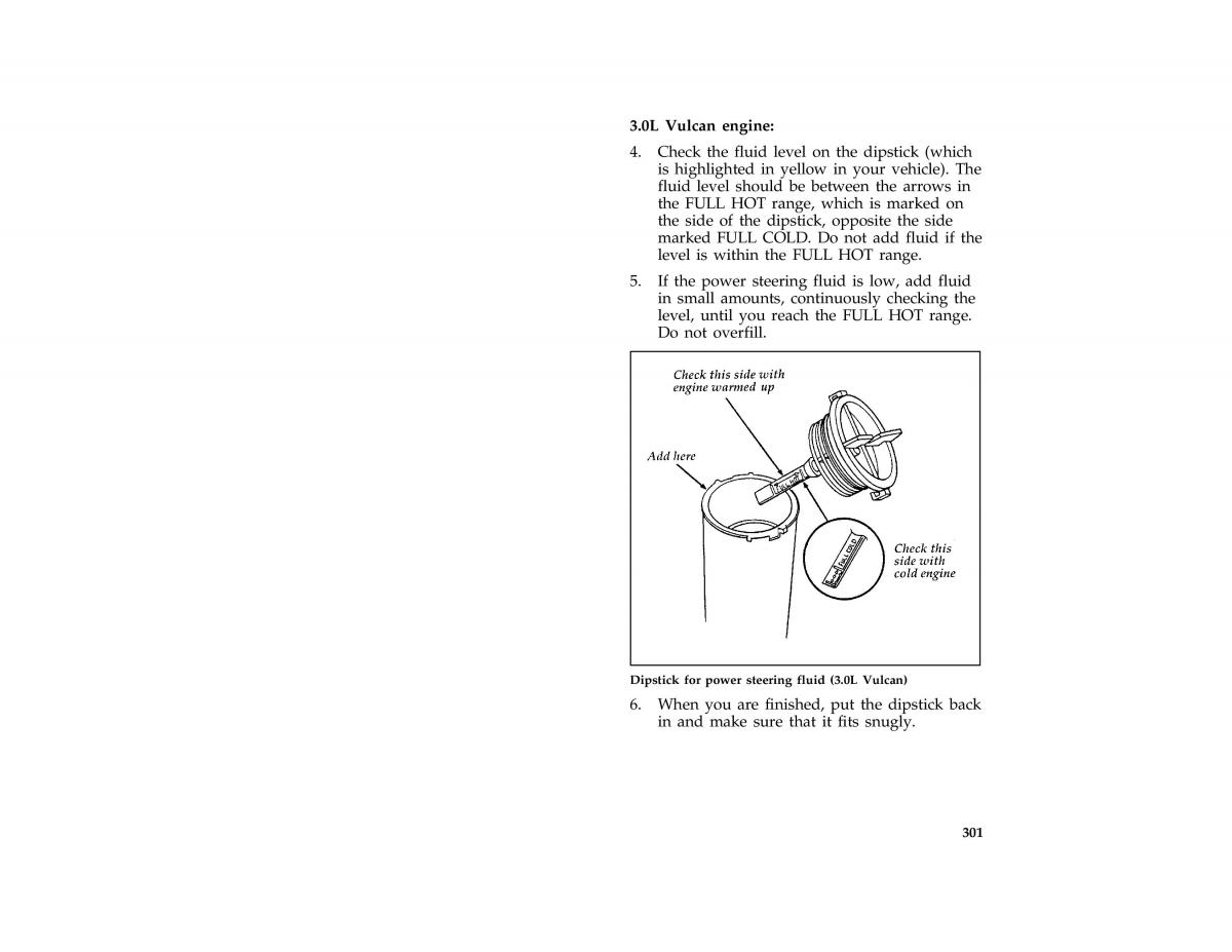 manual  Ford Taurus III 3 owners manual / page 298