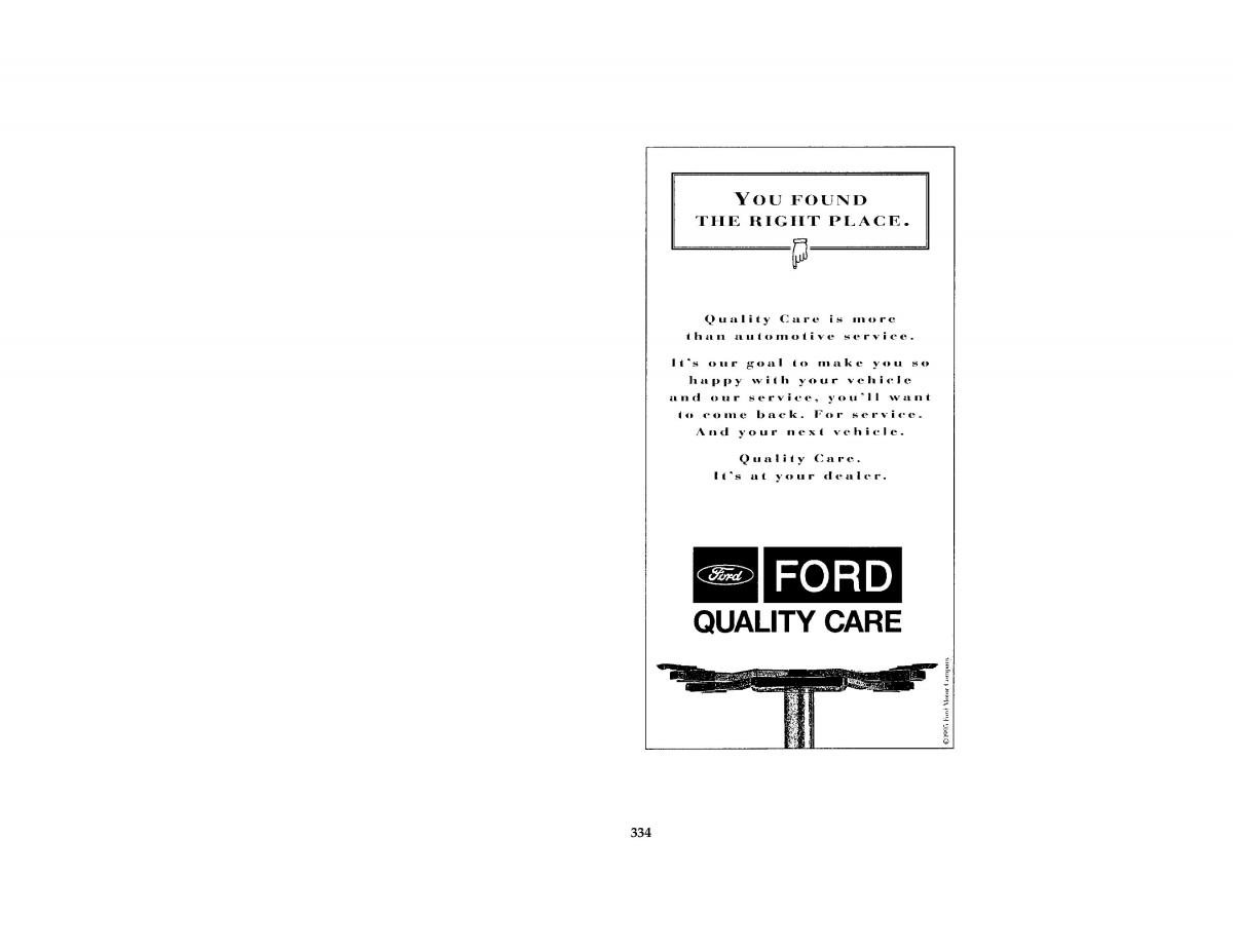 manual  Ford Taurus III 3 owners manual / page 331