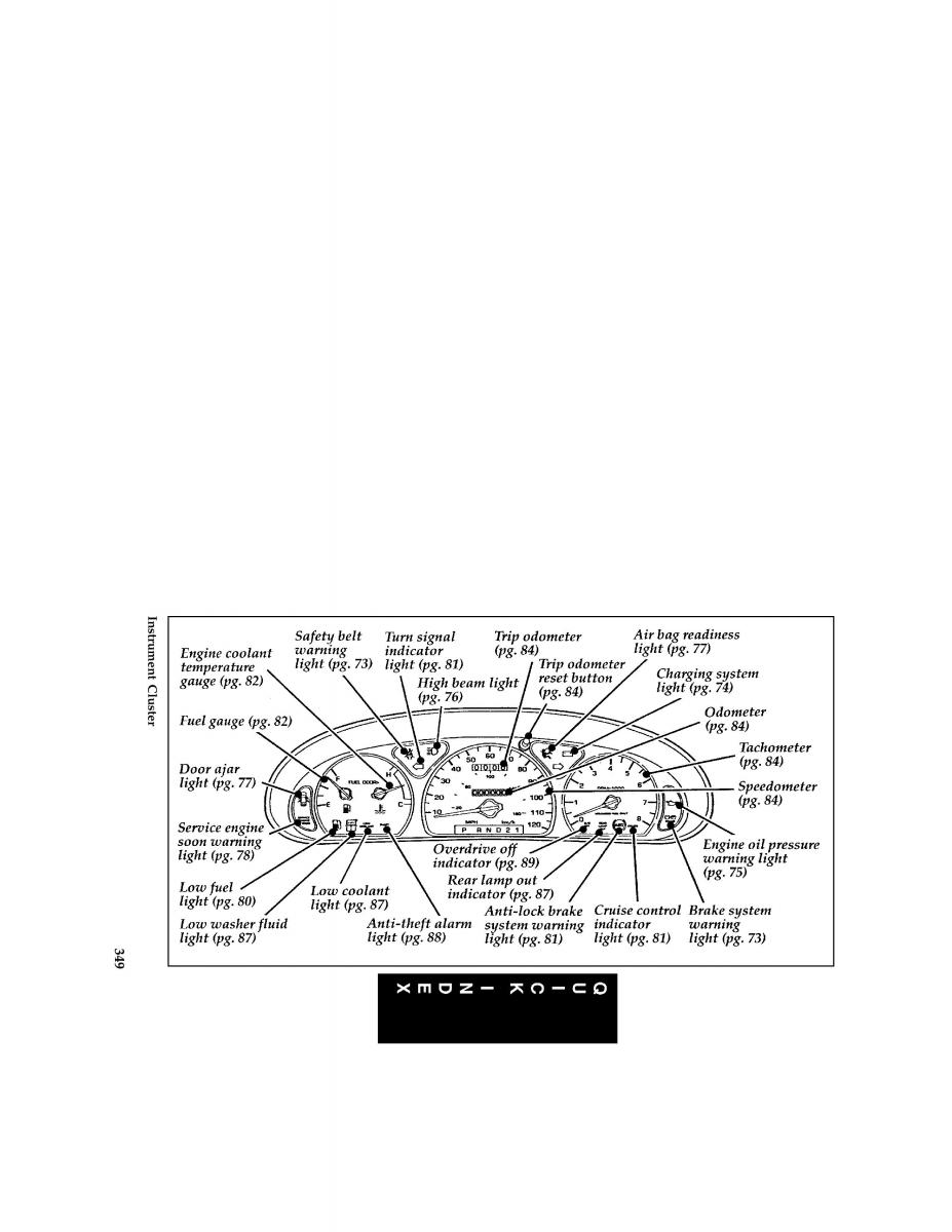 manual  Ford Taurus III 3 owners manual / page 340