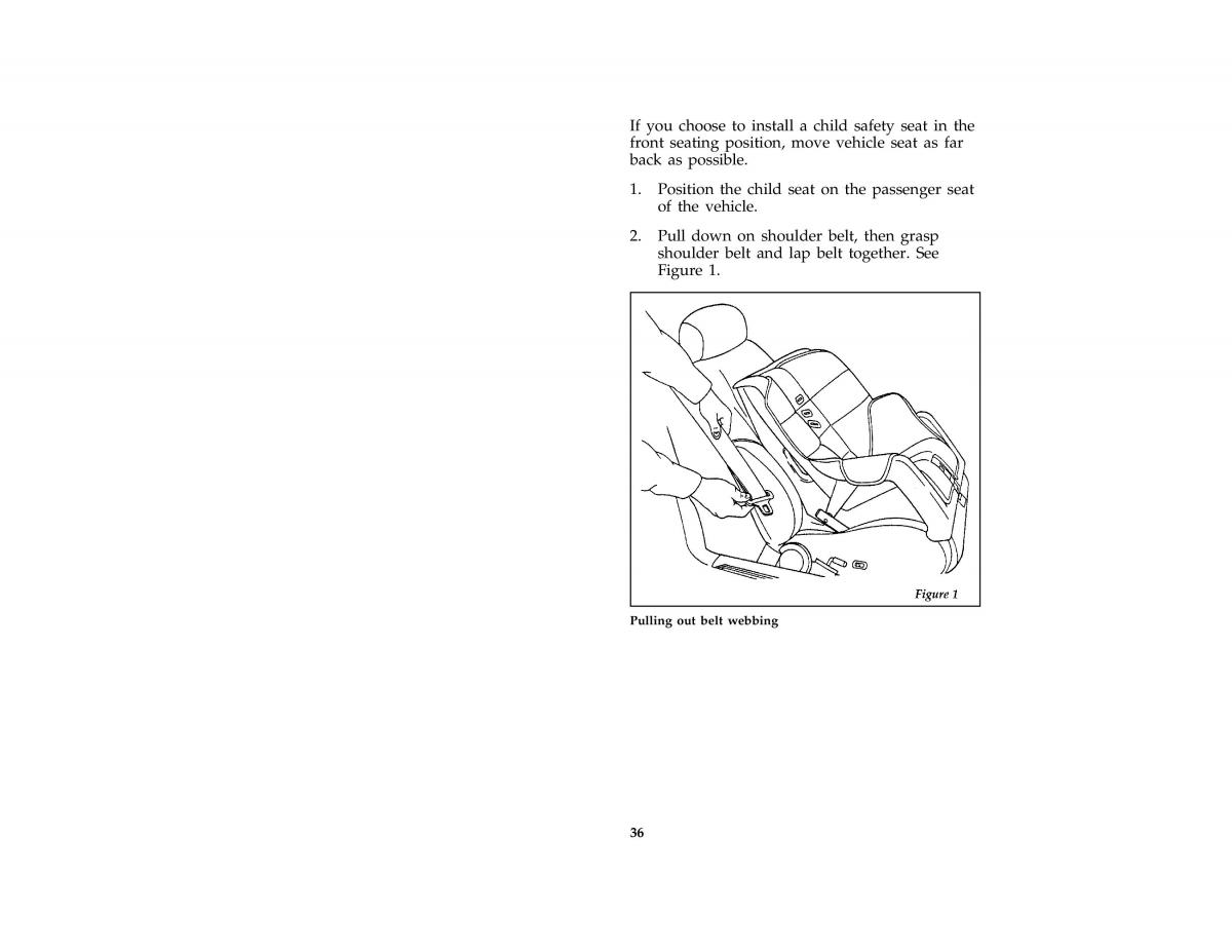 manual  Ford Taurus III 3 owners manual / page 38