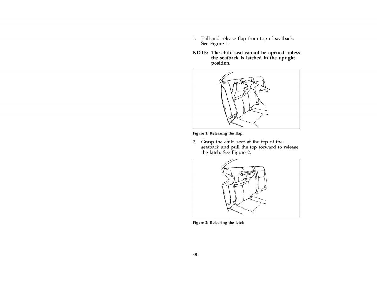 manual  Ford Taurus III 3 owners manual / page 50