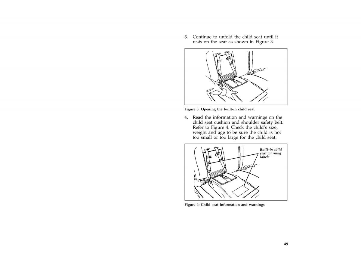 manual  Ford Taurus III 3 owners manual / page 51