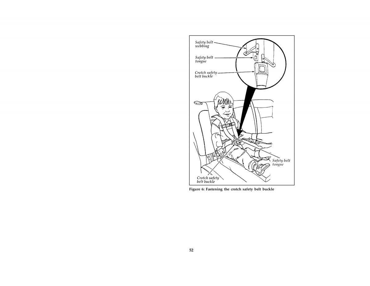 manual  Ford Taurus III 3 owners manual / page 54