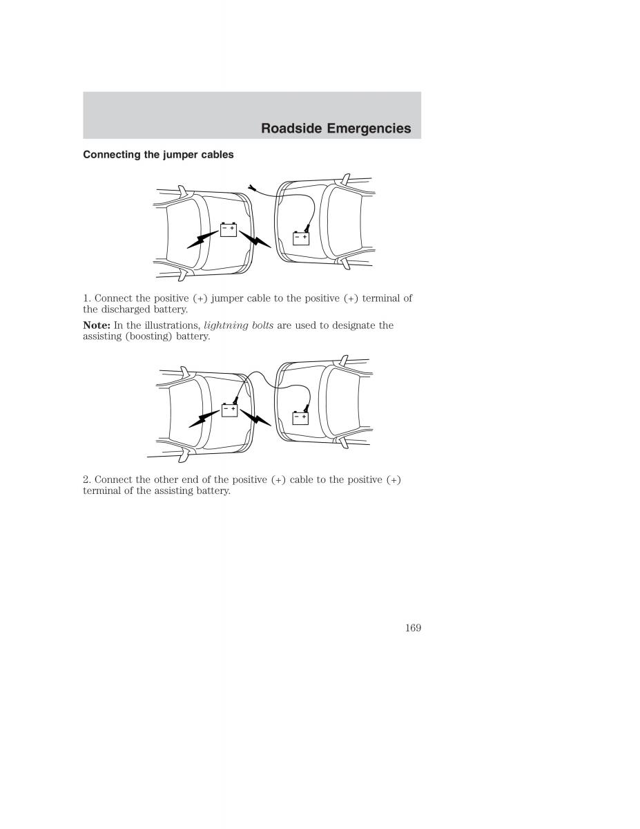 Ford Taurus IV 4 owners manual / page 169