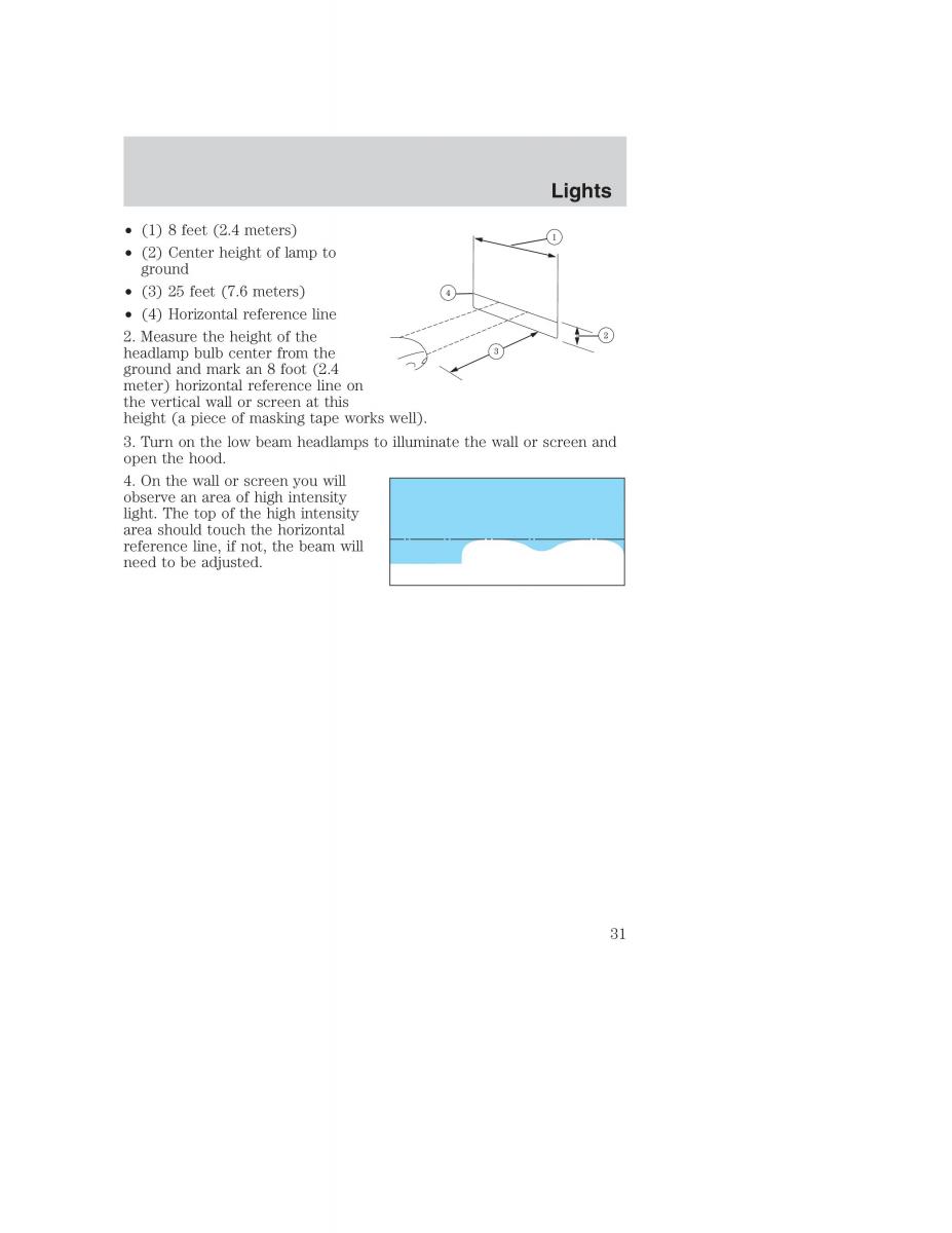 Ford Taurus IV 4 owners manual / page 31