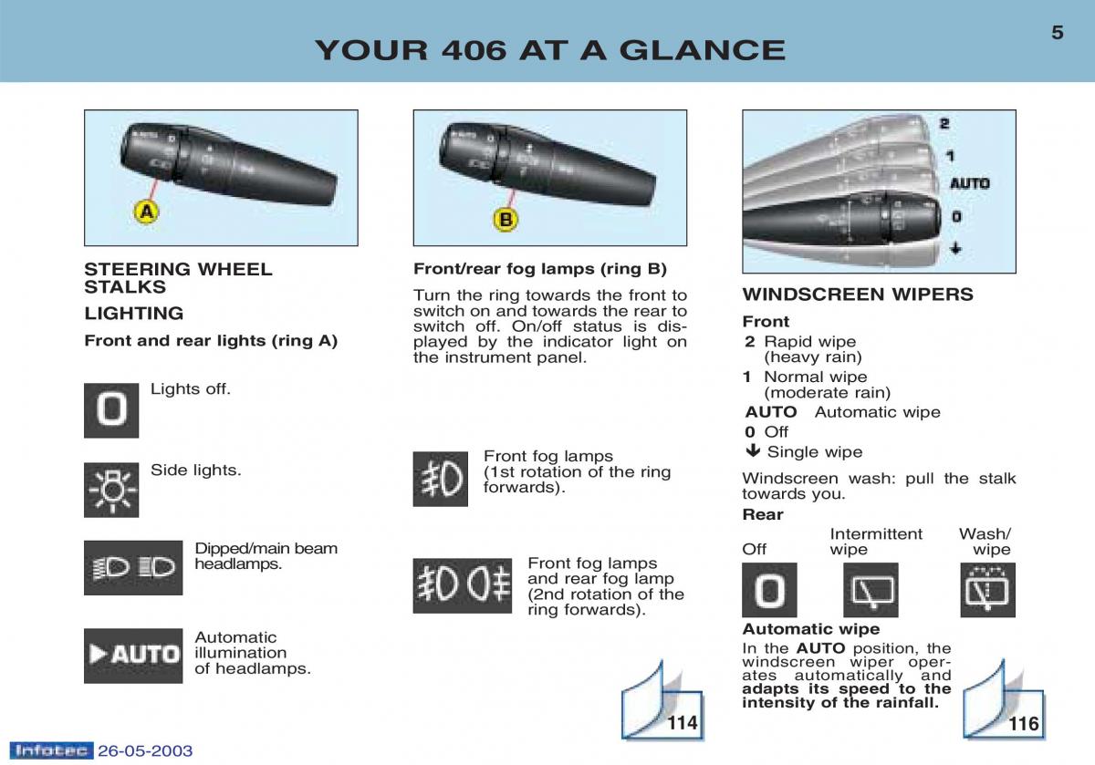 Peugeot 406 owners manual / page 65