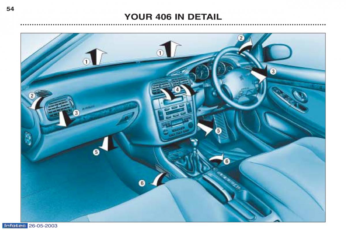 Peugeot 406 owners manual / page 69