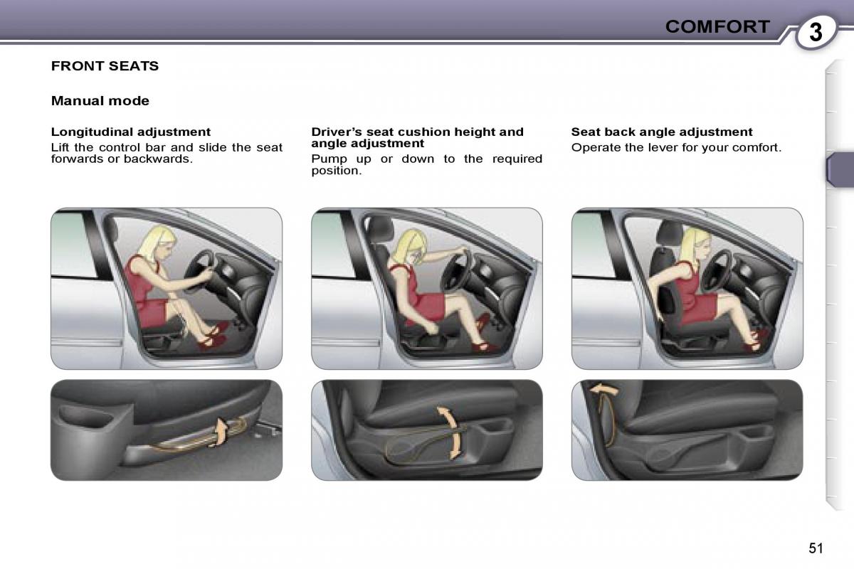 Peugeot 407 owners manual / page 61