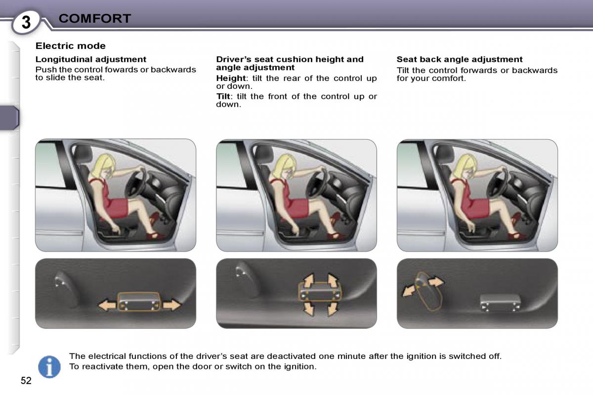 Peugeot 407 owners manual / page 62