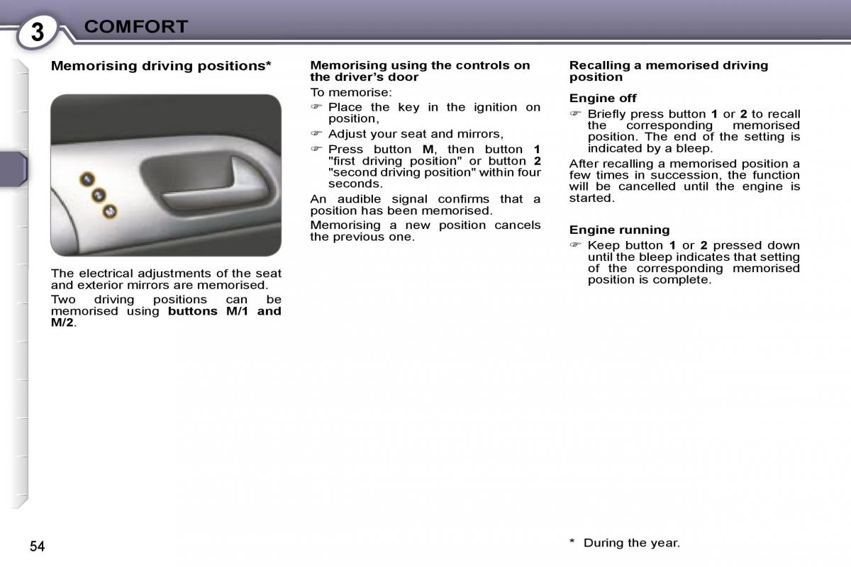 Peugeot 407 owners manual / page 64