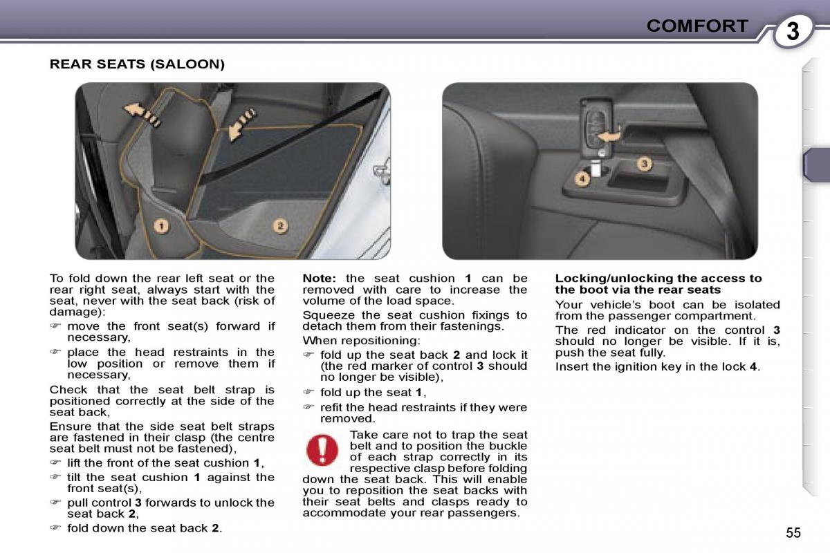 Peugeot 407 owners manual / page 65