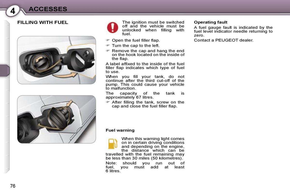 Peugeot 407 owners manual / page 91