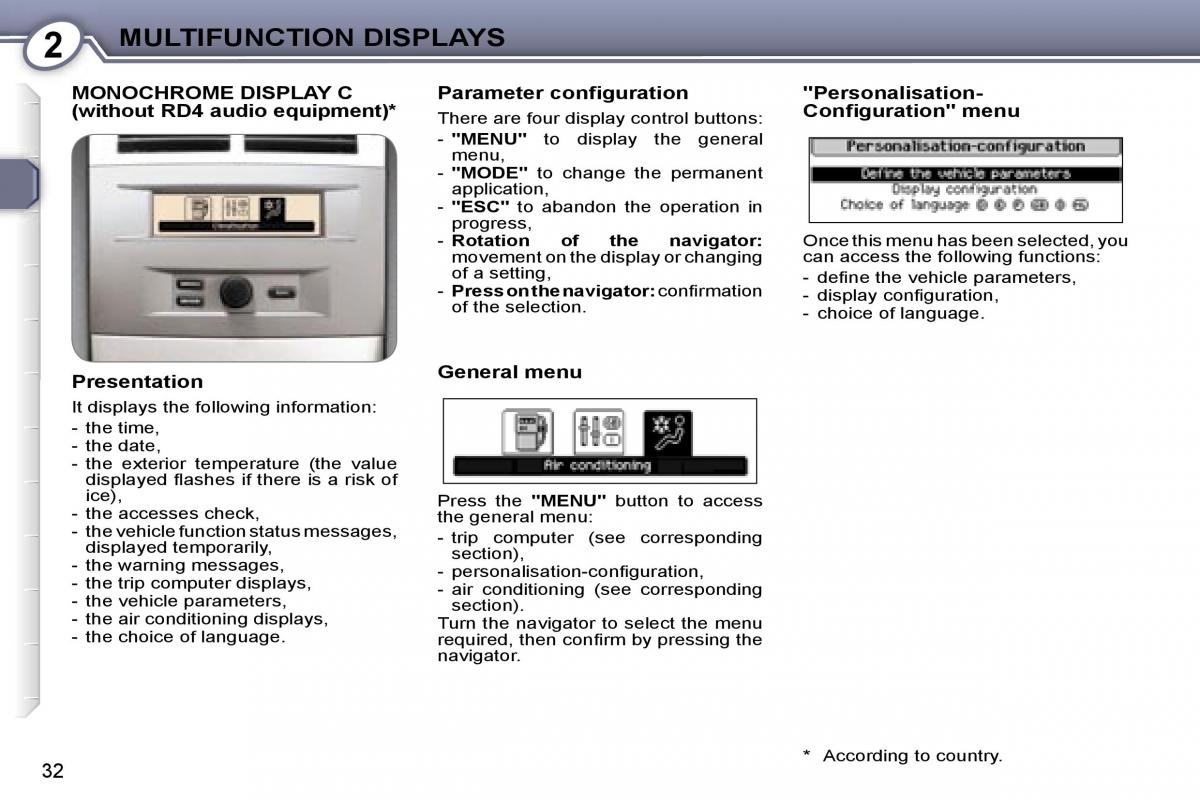 Peugeot 407 owners manual / page 49