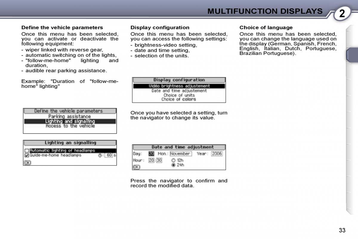 Peugeot 407 owners manual / page 50