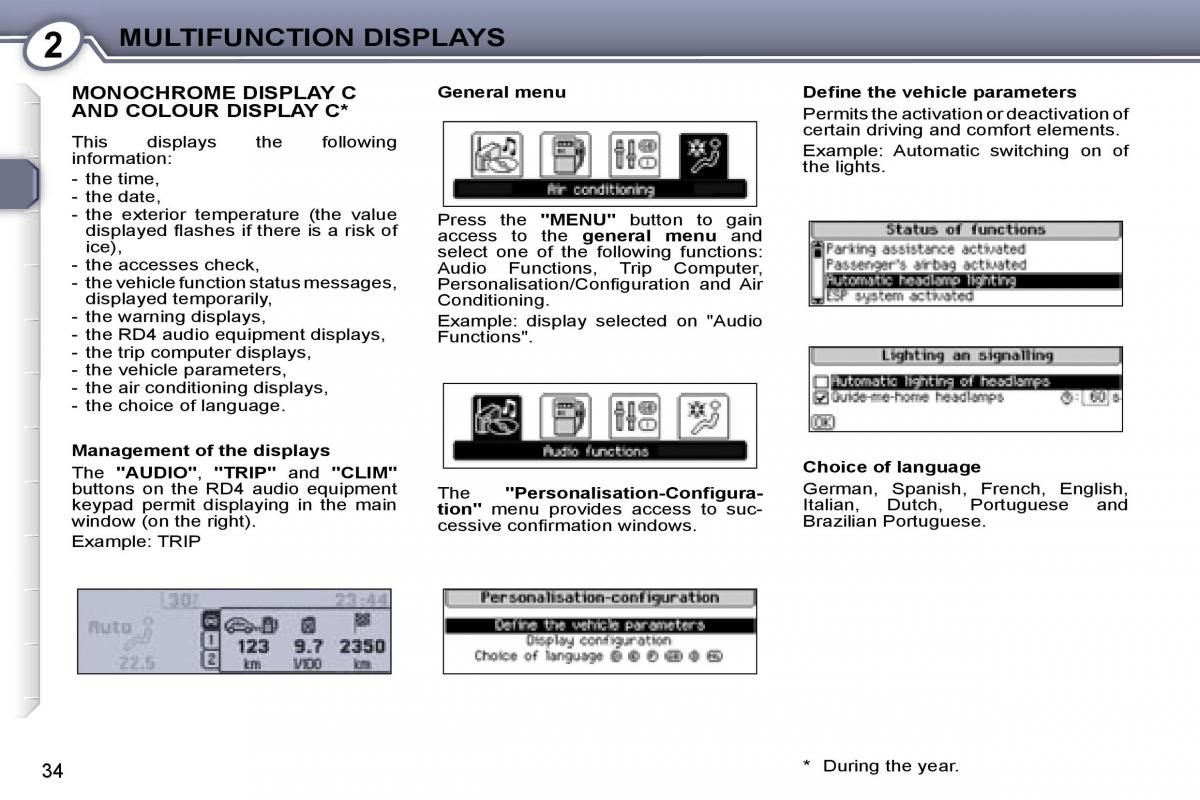 Peugeot 407 owners manual / page 51