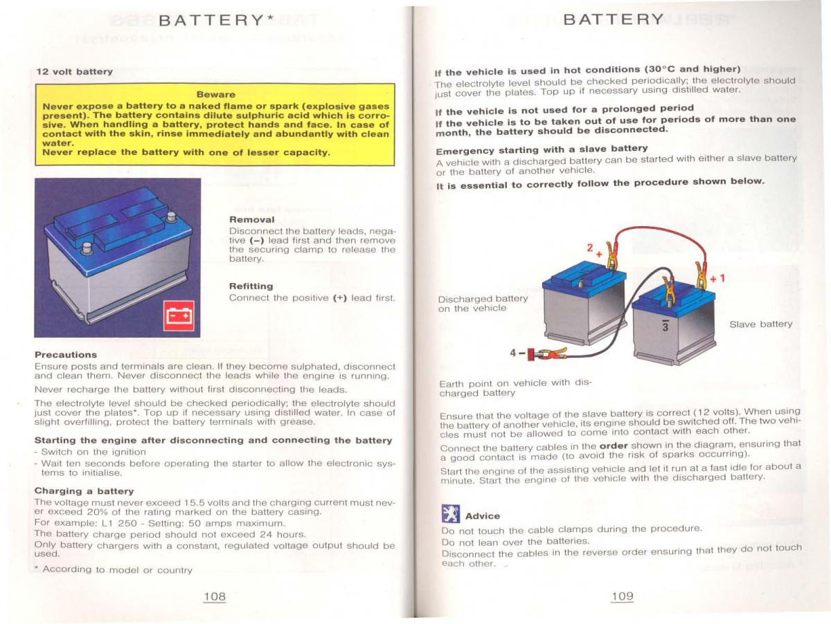 Peugeot 806 owners manual / page 64