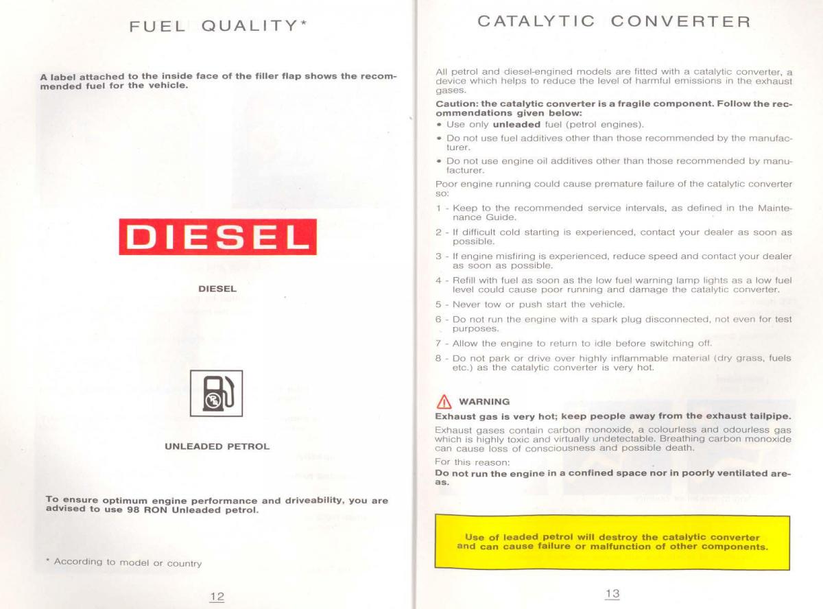 manual  Peugeot 806 owners manual / page 17