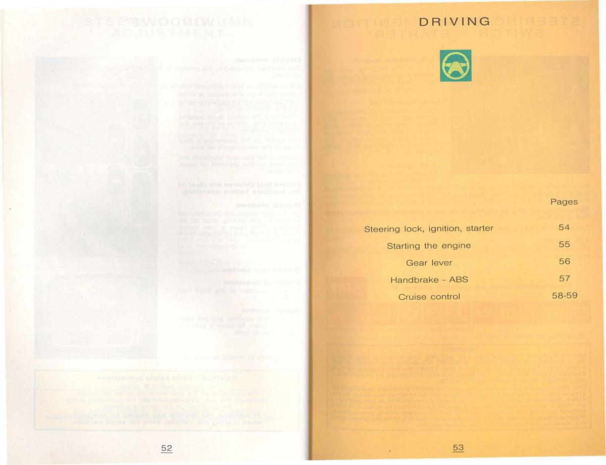 Peugeot 806 owners manual / page 37